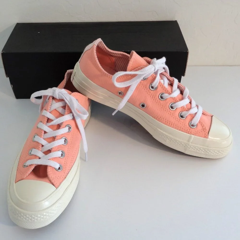 Converse Chuck Taylor All Star 70 Ox Sneakers Low Top CTAS Seasonal Coral Size 7